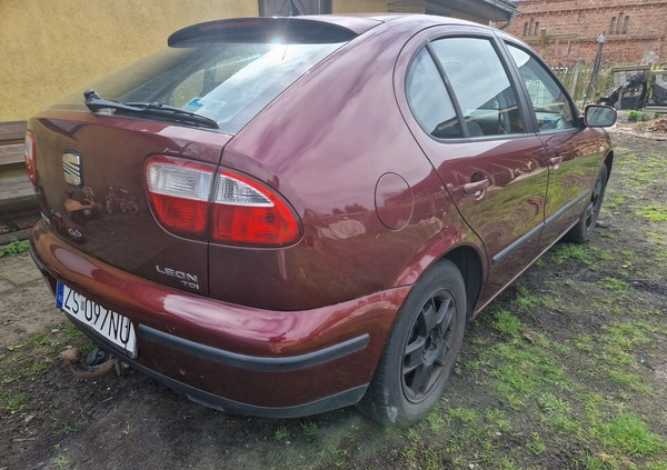 Seat Leon cena 7500 przebieg: 253500, rok produkcji 2002 z Goniądz małe 137